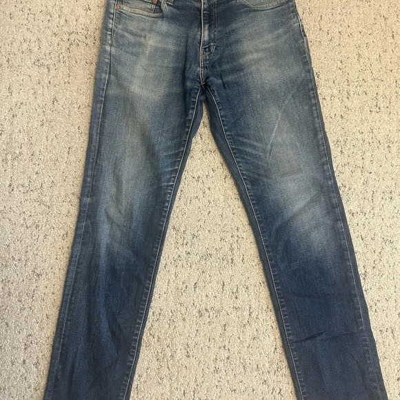 Levi’s  vintage men’s great wash jeans 32 (leng34) some fabric wear on back leg - Picture 5 of 16